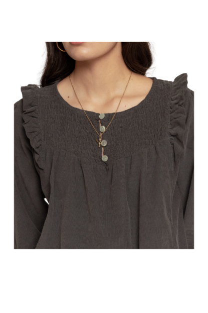 CAMISA BOTONES GRIS