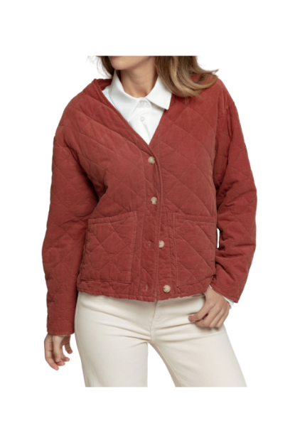 CHAQUETA PICO TEJA