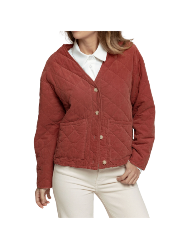 CHAQUETA PICO TEJA