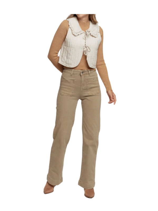 JEANS RECTO KHAKI