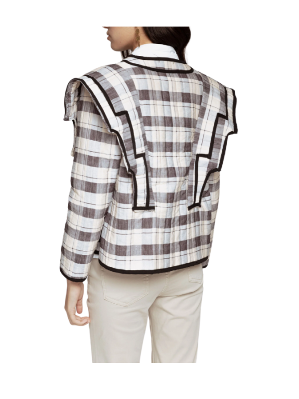 CHAQUETA VOLANTES AZUL