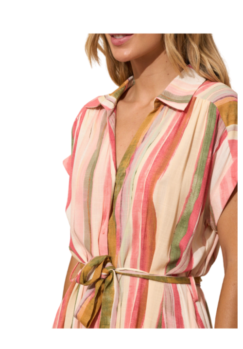 VESTIDO CAMISERO RAYAS