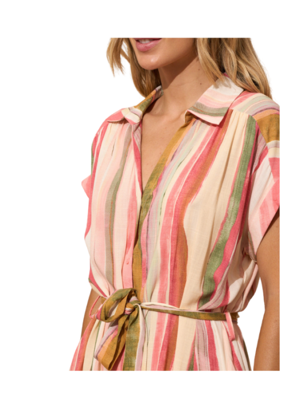 VESTIDO CAMISERO RAYAS