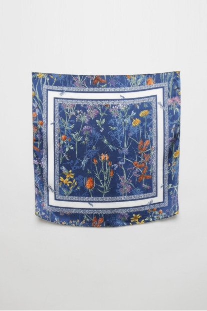 PAÑUELO AZUL LIBÉLULA