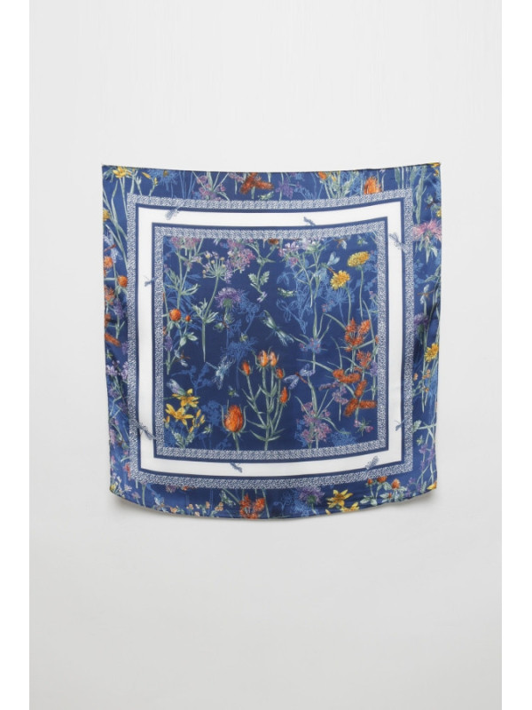 PAÑUELO AZUL LIBÉLULA