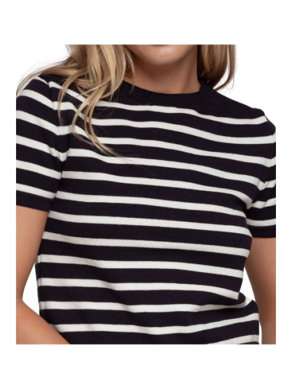 CAMISETA MARINERA RAYAS NEGRA
