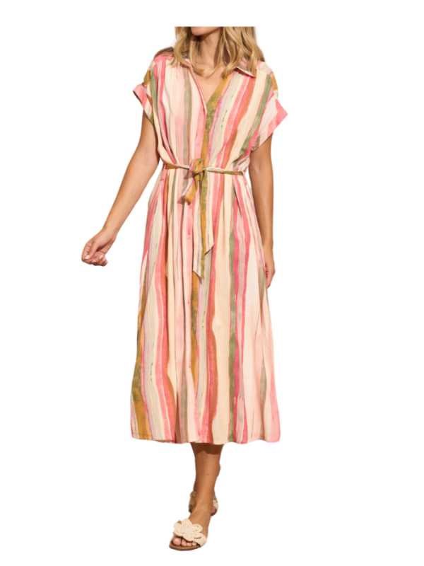 VESTIDO CAMISERO RAYAS