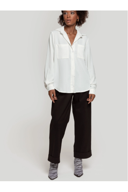 PANTALON AMPLIO NEGRO