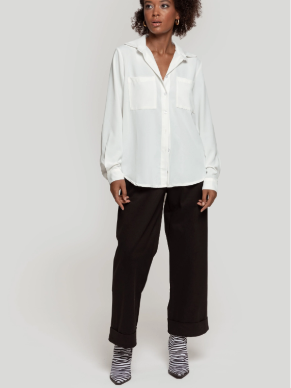PANTALON AMPLIO NEGRO