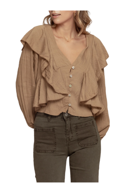 BLUSA AMARA CAMEL