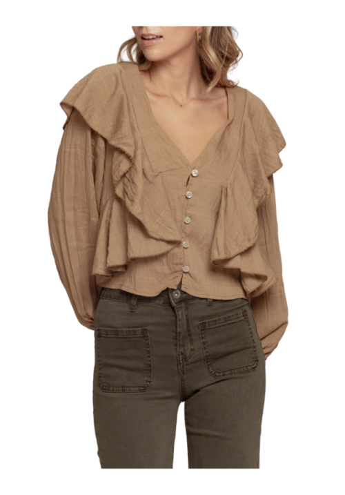 BLUSA AMARA CAMEL