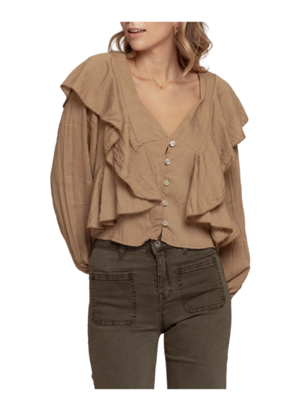 BLUSA AMARA CAMEL