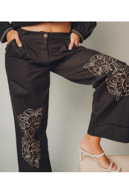 PANTALON BORDADO