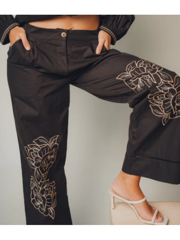 PANTALON BORDADO