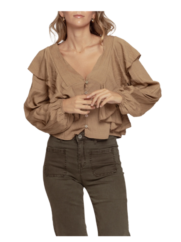 BLUSA AMARA CAMEL