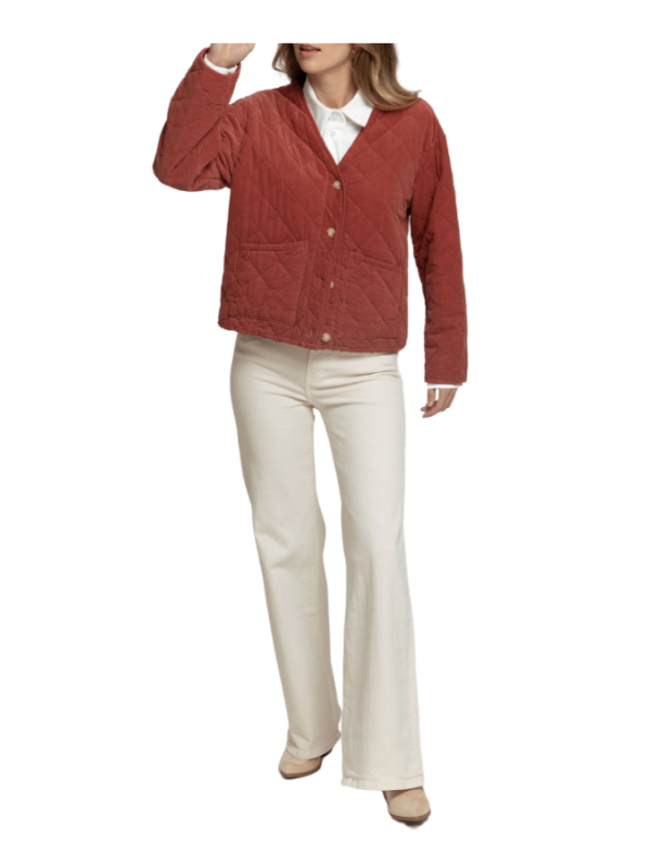 CHAQUETA PICO TEJA