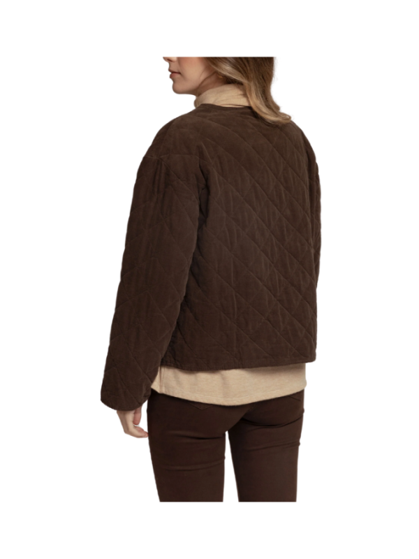 CHAQUETA PICO MARRON