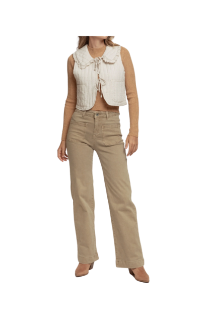 JEANS RECTO KHAKI