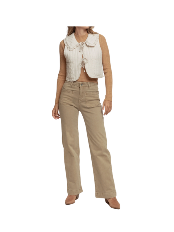 JEANS RECTO KHAKI