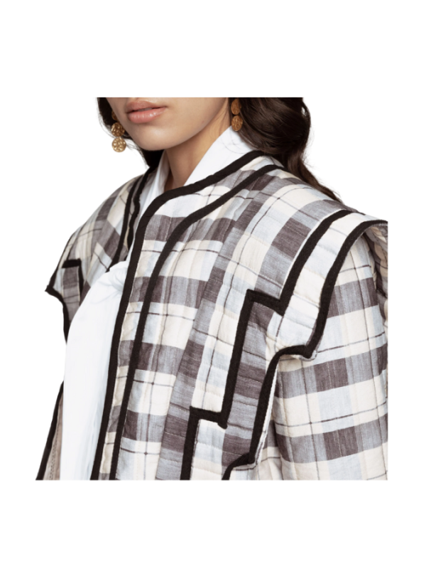 CHAQUETA VOLANTES AZUL